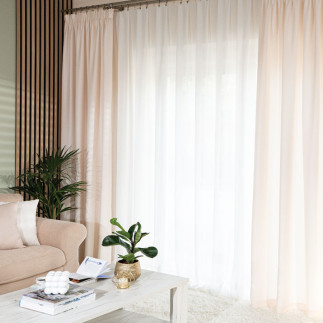 Zasłona Jodełka Gotowa na Taśmie 140x250cm Kremowy 007 EAN: 5906450006416