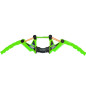 Zestaw łuk 3 strzały sportowy zielony 58 cm