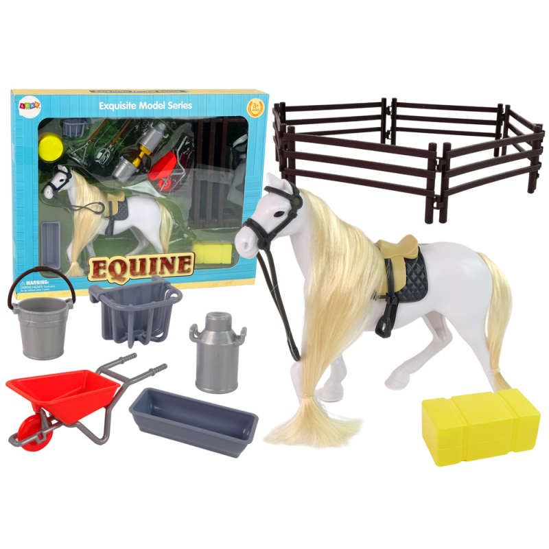 Figurka konia do czesania z akcesoriami - zagroda EAN: 5905323212794