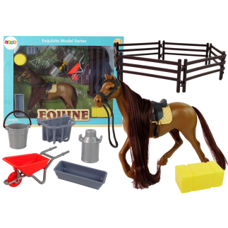 Figurka konia do czesania z akcesoriami - zagroda EAN: 5905323212794