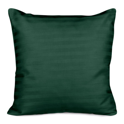 Poszewka Satyna Bawełna Cizgili Dark Green 40x40, EAN: [wprowadź EAN tutaj]