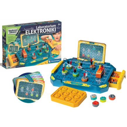 Naukowa zabawa laboratorium elektroniki clementoni 50727