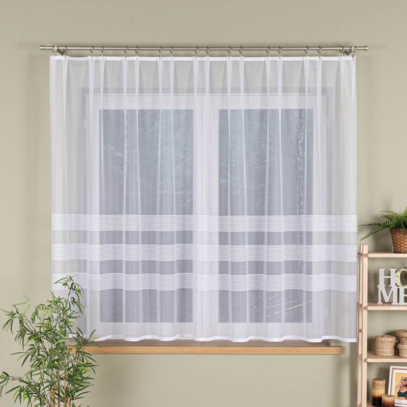 Firanka żakardowa Amelia gotowa 300x160cm kolor biały EAN 5907693292888