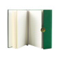 Notes biurowy na magnes notatnik a5 w linie z obiciem zielony
