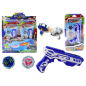 Pistolet Wyrzutnia z 2 Metalowymi Krążkami Niebieski Światła - EAN: 5905991031123 Pistolet Wyrzutnia z 2 Metalowymi Krążkami Niebieski Światła - EAN: 5905991031123