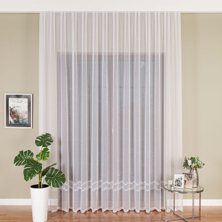Firanka Pasowa 280cm Biała EAN: 5906450010925 - Stylowy Element Dekoracji Okna