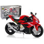 Motocykl model bmw s1000rr czerwony dźwięki światła Motocykl model bmw s1000rr czerwony dźwięki światła