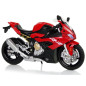 Motocykl model bmw s1000rr czerwony dźwięki światła Motocykl model bmw s1000rr czerwony dźwięki światła