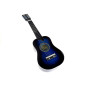 Gitara drewniana klasyczna z kostką niebieska 60 cm, EAN: 5903802450279