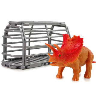 Auto terenowe transporter do rozkręcania diy zielony dinozaur