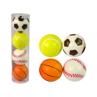 Zestaw miękkich piłek 4 szt. sport golf tenis piłka nożna