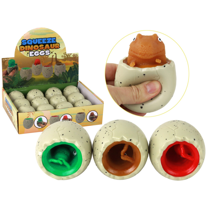 Zabawka antystresowa Dinozaur w jajku Gniotek Squishy EAN: 5905991000655 Zabawka antystresowa Dinozaur w jajku Gniotek Squishy EAN: 5905991000655