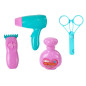 Pluszowy piesek na smyczy na baterie kremowy + EAN: 5905214973315