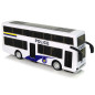Dwupiętrowy biały autobus policyjny z dźwiękiem - EAN: 5904204758864