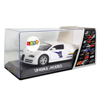 Auto sportowe policyjne policja z napędem dźwięk światła białe