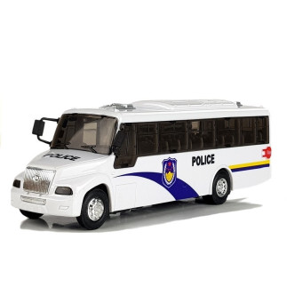 Oto propozycja tytułu produktu: 

"Model autobusu policyjnego świecącego białym światłem - EAN: 5907625580335"