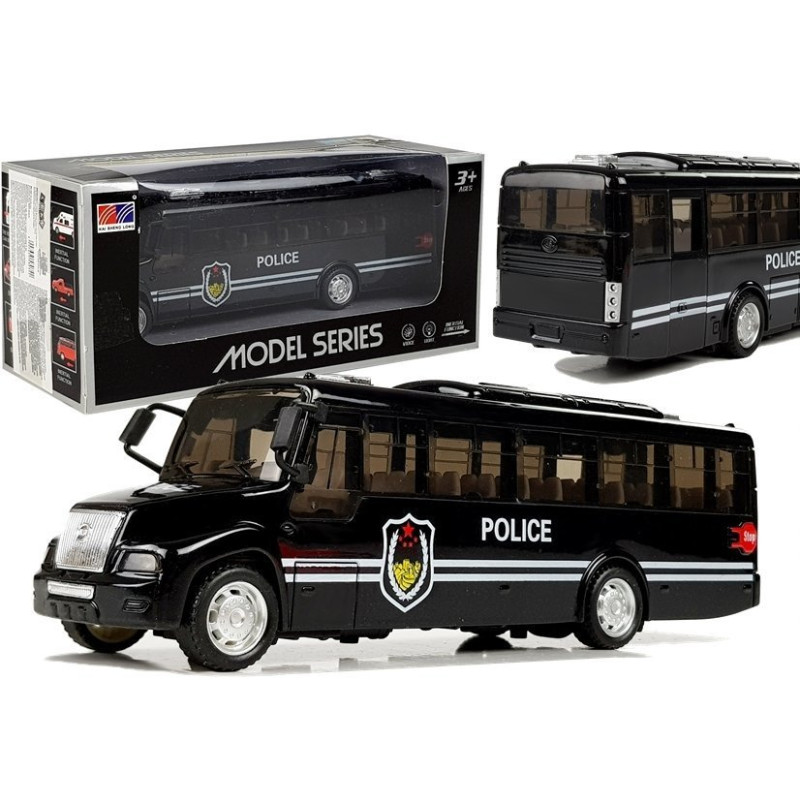 "Policyjny autobus świecący czarny - EAN: 5907625580342"