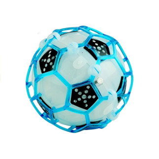 Skacząca tańcząca piłka football gra świeci