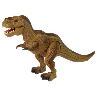 Dinozaur zdalnie sterowany  tyranozaur rex brązowy