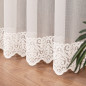 Firanka haftowana 300cm offwhite z wzorem dolnym, EAN: 2010000698433 Firanka haftowana 300cm offwhite z wzorem dolnym, EAN: 2010000698433