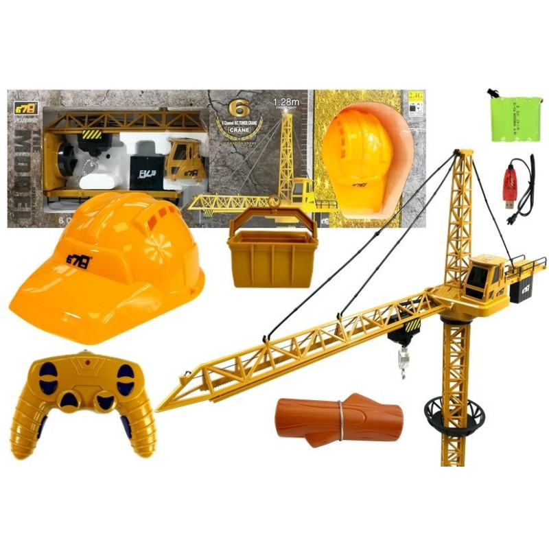 Dźwig budowlany r/c żuraw zdalnie sterowany Dźwig budowlany r/c żuraw zdalnie sterowany