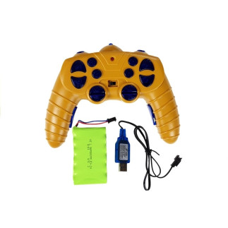 Pojazd budowlany koparka rc zdalnie sterowana 2.4g r/c światła żółty