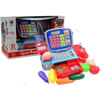 Kasa sklepowa czytnik kalkulator dźwięki