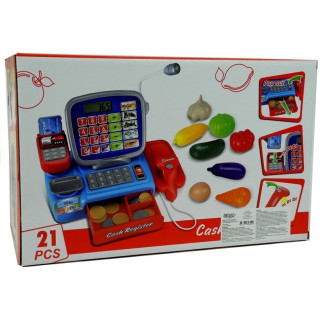 Kasa sklepowa czytnik kalkulator dźwięki