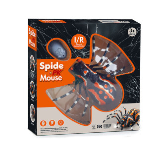 Zdalnie sterowany pająk tarantula podczerwień czarny r/c st
