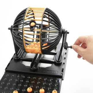 Gra towarzyska rodzinna bingo lotto maszyna losująca