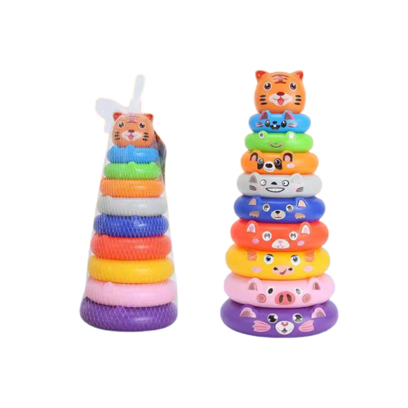 PiramiDla Zwierzątek - Kółka Naklejki z Tygrysami Kolorowe, EAN: 5905991028093