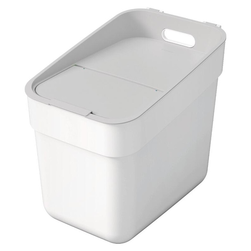 CU-02102 KOSZ SMIECI 20L RECYKLING BIALY/J SZAR