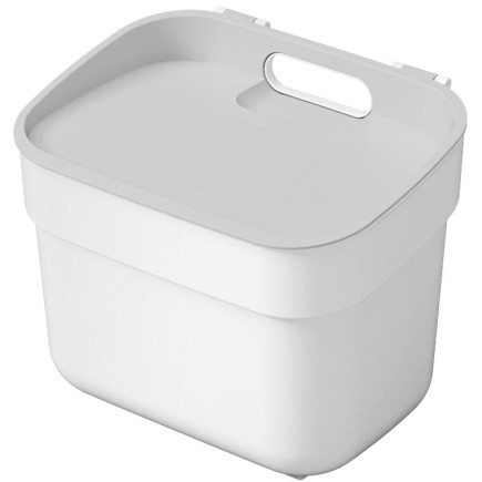 CU-02100 KOSZ SMIECI 5L RECYKLING BIALY/J SZAR