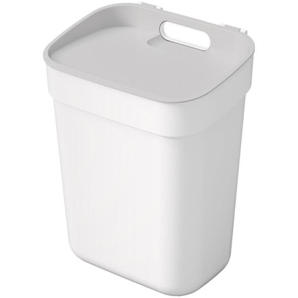 CU-02101 KOSZ SMIECI 10L RECYKLING BIALY/J SZAR