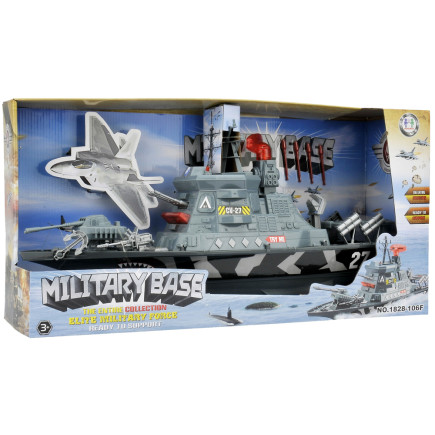 Wojskowy Statek Militarny z Efektami Świetlnymi i Dźwiękowymi - EAN: 5905214975999