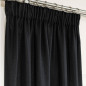 Zasłona Jodełka gotowa na taśmie 140x250cm czarna EAN: 5906450006454