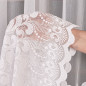 Firanka haftowana na markizecie pasowa 280cm biały z białą nitką EAN: 2010000667170