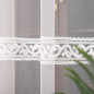 Firanka Haftowana na Greckim Tiulu Pasowym 290cm Biała EAN: 5907693280854