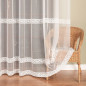 Firanka haftowana na greckim tiulu pasowym 290cm naturalna 011 EAN: 5907693280861