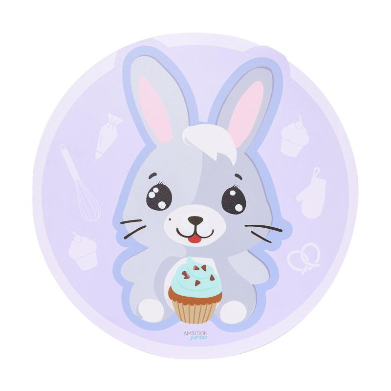 AMJ-BETTY I BUNNY MATA STOLOWA FIOLETOWA 34CM