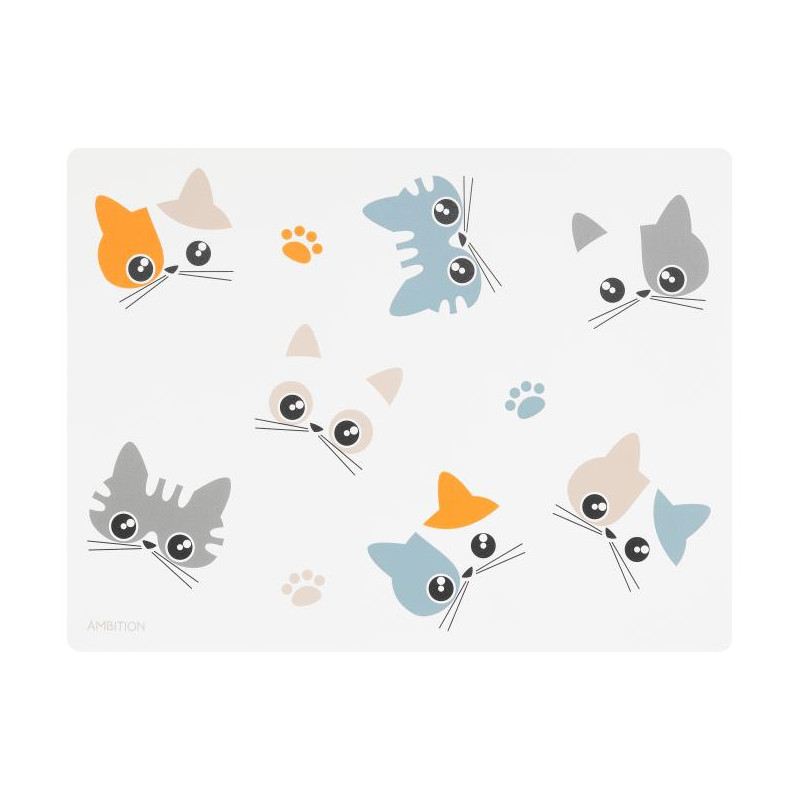 AM-KITTY MATA SOL 40X30CM KOTKI POMARANCZ