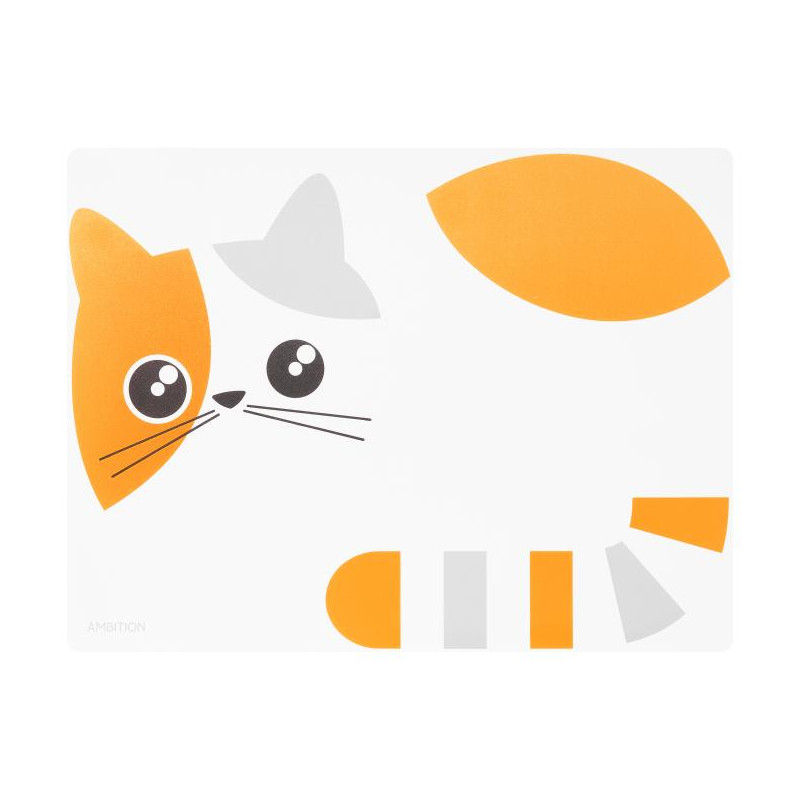 AM-KITTY MATA SOL 40X30CM KOT POMARANCZ