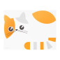 AM-KITTY MATA SOL 40X30CM KOT POMARANCZ