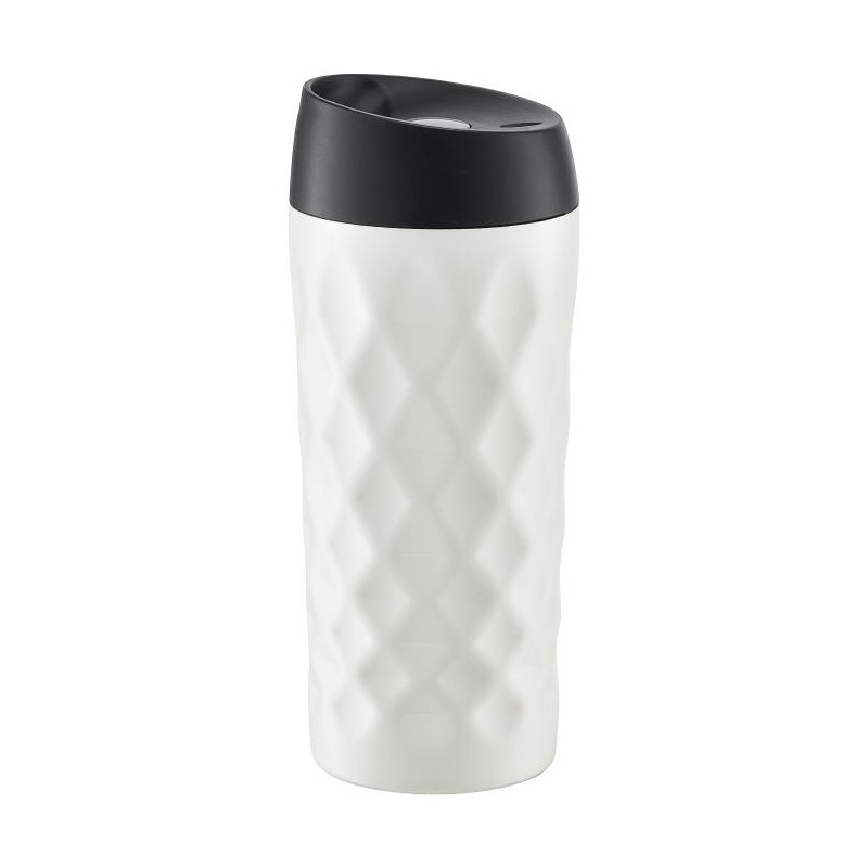 Kubek termiczny ze stali nierdzewnej Diamond 400 ml kremowy AMBITION
