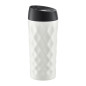 Kubek termiczny ze stali nierdzewnej Diamond 400 ml kremowy AMBITION