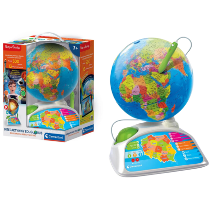 Interaktywny edukacyjny globus eduglobus clementoni 50847