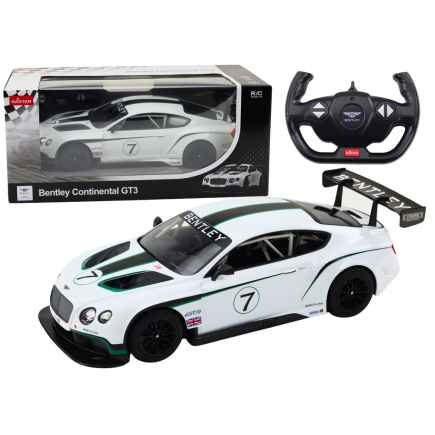 Auto sportowe rc 1:14 bentley continental gt3 biały