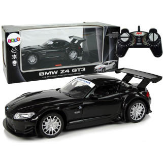 Auto sportowe r/c 1:18 bmw z4 gt3 czarny 2.4 g światła