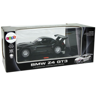 Auto sportowe r/c 1:18 bmw z4 gt3 czarny 2.4 g światła
