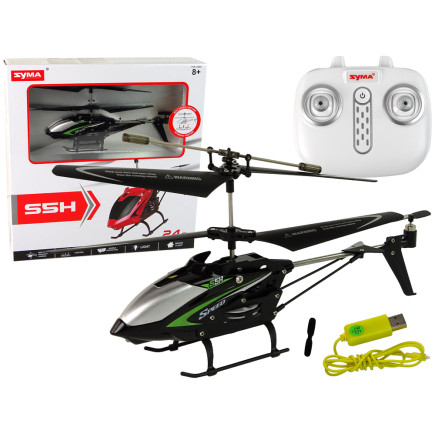 Zdalnie sterowany helikopter s5h syma 2.4g czarny
